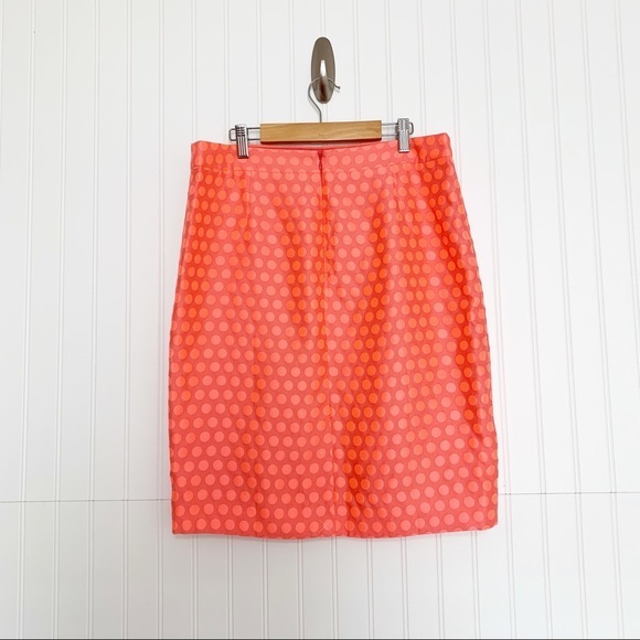 J. Crew Pencil Skirt in Polka Dot Bright Pink - Picture 3 of 4